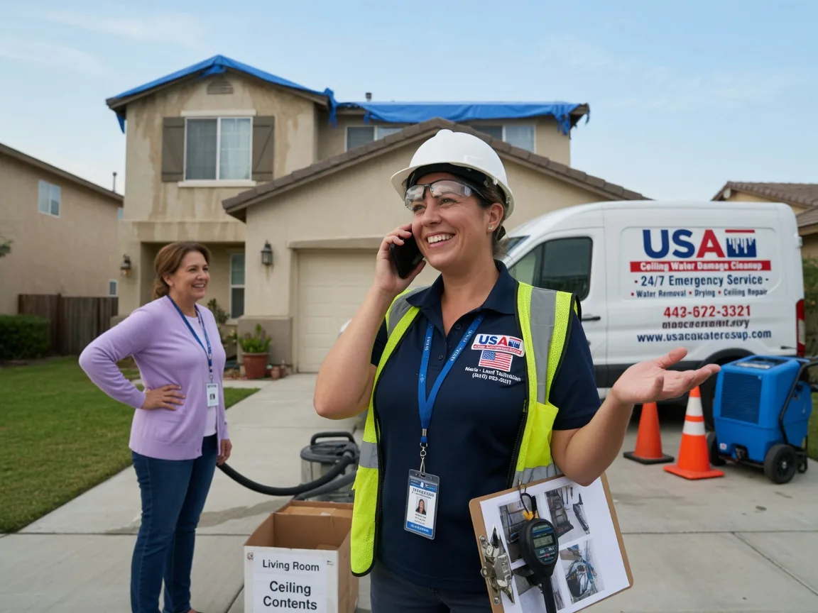 Ceiling Water Damage Restoration Andrews Air Force Base, MD FAQs